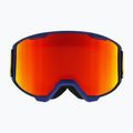 Occhiali da sci Red Bull SPECT Solo opaco blu scuro/blu/marrone/rosso a specchio 2