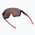 Occhiali da sole Red Bull SPECT Stun nero/marrone opaco con specchio rosso 2
