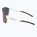 Occhiali da sole Red Bull SPECT Stun bianco/fumo lucido con specchio verde-viola 4