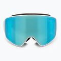 Red Bull SPECT Rush bianco/blu ghiaccio neve/fumo con occhiali da sci a specchio blu 2