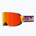 Maschera da sci Red Bull SPECT Rush matte blue/orange with red mirror 2