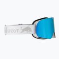 Occhiali da sci Red Bull SPECT Soar bianco/blu ghiaccio neve/grigio con specchio blu ghiaccio 3