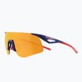 Occhiali da sole Red Bull SPECT Mark blu/marrone con specchio rosso arancione 3