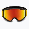 Red Bull SPECT Neon occhiali da sci nero/arancio con specchio rosso 2