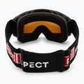 Red Bull SPECT Neon occhiali da sci nero/arancio con specchio rosso 3