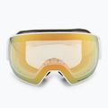 Maschera da sci Red Bull Spect Fink Photo matt white/brown with gold chrome x 2