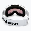Maschera da sci Red Bull SPECT Rush matt white/red with pink purple mirror 3