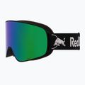 Maschera da sci Red Bull SPECT Rush matt black/brown with green mirror 2