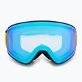 Maschere da sci Red Bull SPECT Rush Photo matte black/light blue with blue chrom x 2