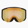 Maschera da sci Red Bull SPECT Jibb Photo matt black/brown with gold chrome x 9