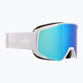 Maschera Red Bull SPECT Jibb matt white/smoke with blue mirror