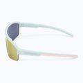 Occhiali da sole Red Bull SPECT Dundee, colore menta chiaro/blu con specchio rosa-giallo 4