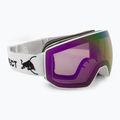 Maschera da sci Red Bull Spect Fink matte white/orange with purple mirror
