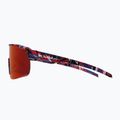 Occhiali da sole Red Bull SPECT Dakota matt blue-burgundy pattern/smoke red-purple mirror 4
