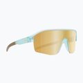 Occhiali da sole Red Bull SPECT Dundee matt clear light blue/ brown with gold mirror