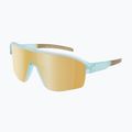 Occhiali da sole Red Bull SPECT Dundee matt clear light blue/ brown with gold mirror 2