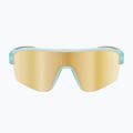 Occhiali da sole Red Bull SPECT Dundee matt clear light blue/ brown with gold mirror 3