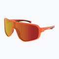 Occhiali da sole Red Bull SPECT Froth matt neon orange/ brown with red mirror