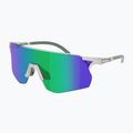 Occhiali da sole Red Bull SPECT Ruffy IB matt metallic light grey/green with green mirror 2