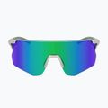Occhiali da sole Red Bull SPECT Ruffy IB matt metallic light grey/green with green mirror 3