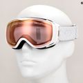 Occhiali da sci da donna Julbo Luna Reactiv High Contrast bianco/rosa flash 8