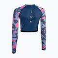 Longsleeve da donna per nuoto Shorty UV blu scuro 2