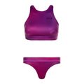 Costume da bagno a due pezzi da donna ION Surfkini rosa sfumato 7