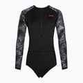 Costume da bagno intero da donna ION Swimsuit nero a fiori