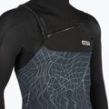 Muta da bagno ION Seek Core 3/2 mm Front Zip distorta nera da uomo 4