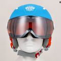 Casco da sci per bambini HEAD Mojo Visor Paw blu 8