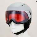 Casco da sci Giro Orbit Spherical grigio chiaro opaco/vivid ember 9