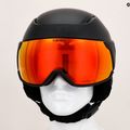 Casco da sci Giro Orbit Spherical nero opaco/vivid ember 9