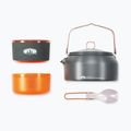Set di stoviglie da campeggio GSI Outdoors Halulite Ketalist grey/orange