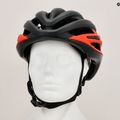 Casco da bicicletta Giro Agilis nero opaco rosso brillante 11