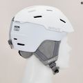 Casco da sci Briko Crystal X donna bianco perla opaco 8