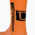 Calzettoni da calcio Tapedesign arancione 3