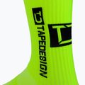 Calzettoni da calcio Tapedesign giallo neon 4