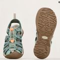 KEEN Whisper sandali da donna in granito verde/pesca parfait 9