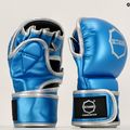 Guanti da sparring MMA Octagon Mettalic blu 7