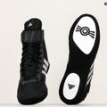 Uomo adidas Combat Speed.5 nero / argento scarpe da boxe BA8007 10