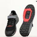 Scarpe da ciclismo MTB da uomo adidas FIVE TEN Trailcross Clip In nucleo nero/grigio tre/rosso 22