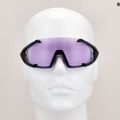 Occhiali da sole Alpina Hawkeye Q-Lite V nero opaco/viola 9