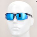 Occhiali da sole GOG Pico blu navy opaco/bianco-blu policromatico 10