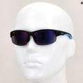 Occhiali da sole per bambini Alpina Junior Flexxy Youth HR nero blu opaco/blu a specchio 7