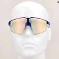 Occhiali da sole Julbo Edge Reactiv 1-3 Light Amplifier blu metallizzato/bianco/multilayer oro rosa 10