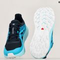 Salomon Ultra Flow scarpe da corsa donna carbonio/blu pavone/bianco 16