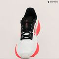 Brooks Launch 10 scarpe da corsa da uomo bianco/nero/corallo rosso 9