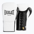 Guantoni da boxe Everlast Powerlock Pro OG Laced white/black