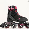 Pattini a rotelle Rollerblade Sirio 80 nero/raspberry da donna 9