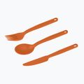 Posate Sea To Summit Camp Cutlery Set burnt orange